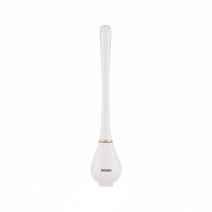 Wall Mount Silicone Toilet Brush with Lever Cap and Flexible Head