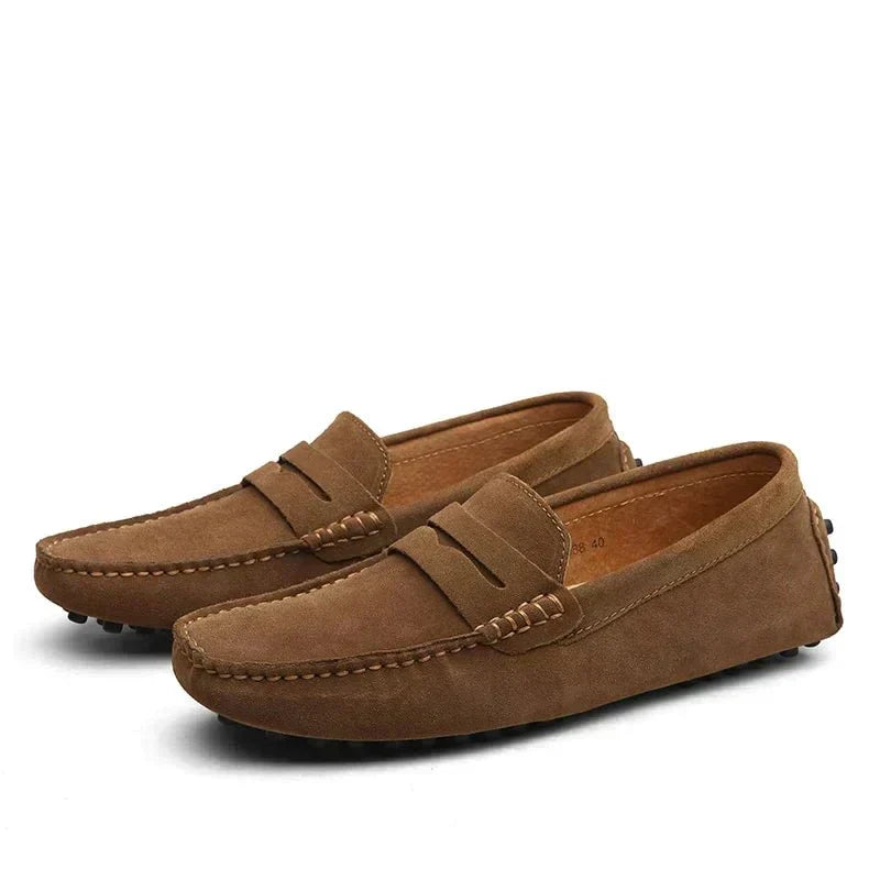 Slip On Loafers with Cushioned Footbed and Grippy Sole