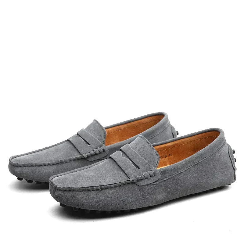 Slip On Loafers with Cushioned Footbed and Grippy Sole