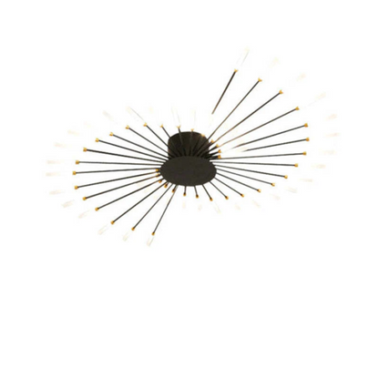 Modern Large LED Ceiling Light - LumenMax-Gold-12-Universal White-Nora Luxe