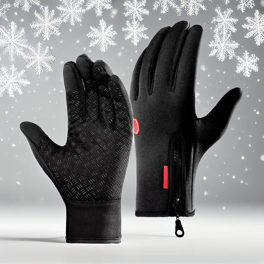 Thermal Touchscreen Gloves with Three Insulation Layers, Anti Slip Palms and Wrist Straps