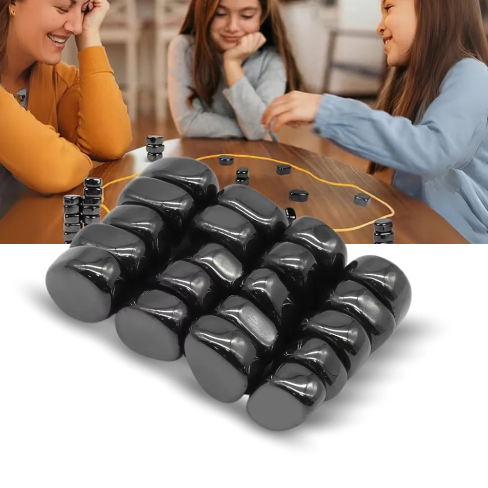 Magnetic Placement Strategy Game with Adjustable Rope Boundary and Storage Bag