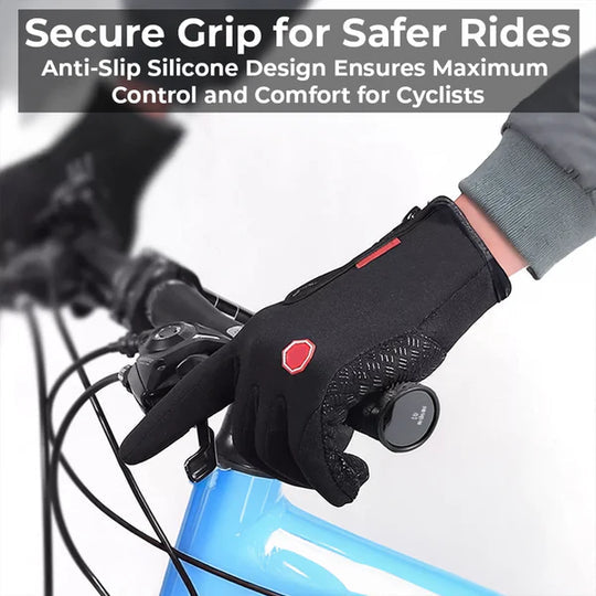 Thermal Touchscreen Gloves with Three Insulation Layers, Anti Slip Palms and Wrist Straps