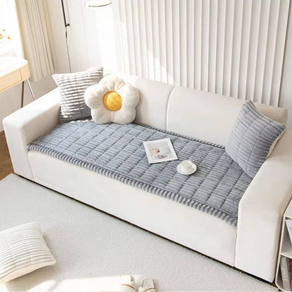 Plush Grip Sofa Slipcover for Pets, Washable Cover