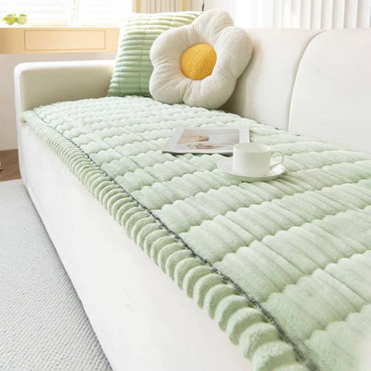 Plush Grip Sofa Slipcover for Pets, Washable Cover