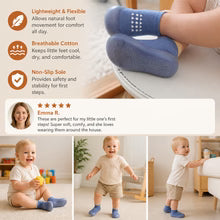 Breathable Baby Walking Shoes with Grip Textured Sole for First Steps