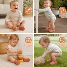 Breathable Baby Walking Shoes with Grip Textured Sole for First Steps