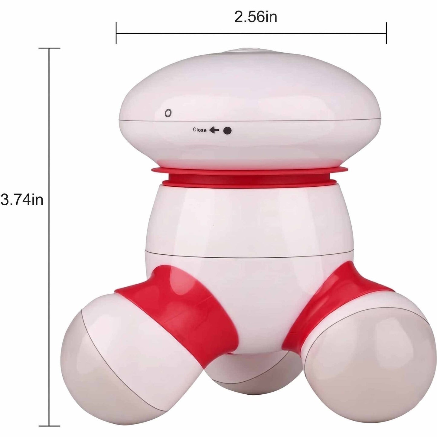 Cordless Handheld Massager with LED Lights and Quiet Vibration Motor