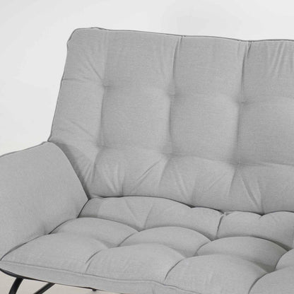 Sorella 4-Seater Outdoor Sofa Set in Gray with Coffee Table & End Table