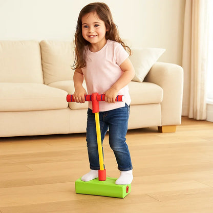 Kids Foam Pogo Jumper with Soft Handle and Nonslip Footpad for Indoor and Outdoor Bouncing