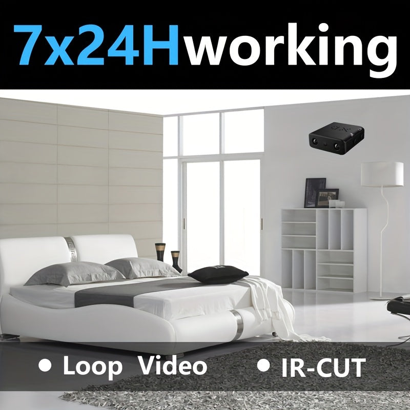Ultra-Compact Mini Camera - Full HD | Night Vision & Motion Detection