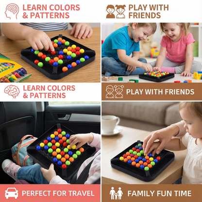 Color Match Marble Logic Puzzle for Kids and Adults with Screen Free Play