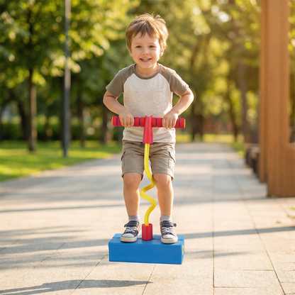 Kids Foam Pogo Jumper with Soft Handle and Nonslip Footpad for Indoor and Outdoor Bouncing